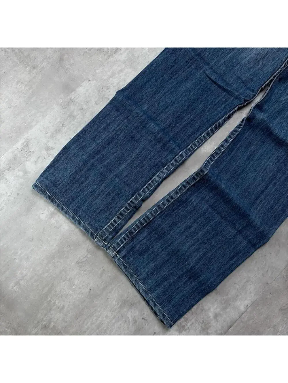 Y2K Blue True Religion Grunge Straight Denim Jeans